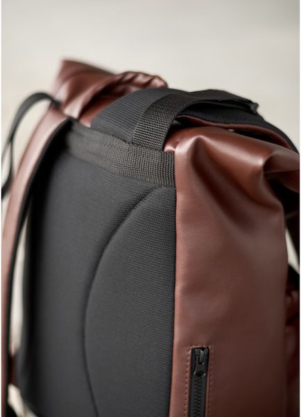 Чоловічий рюкзак ролл Sambag RollTop LTT шоколадний 1087 фото